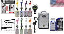 Load image into Gallery viewer, Multi-Color Dual-Card Holder with Lanyard &amp; ID Badge Reel for Secure Access