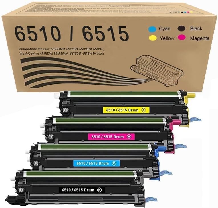 Xerox Phaser 6510 and WorkCentre 6515 Drum Cartridges - Rich Color & Quality