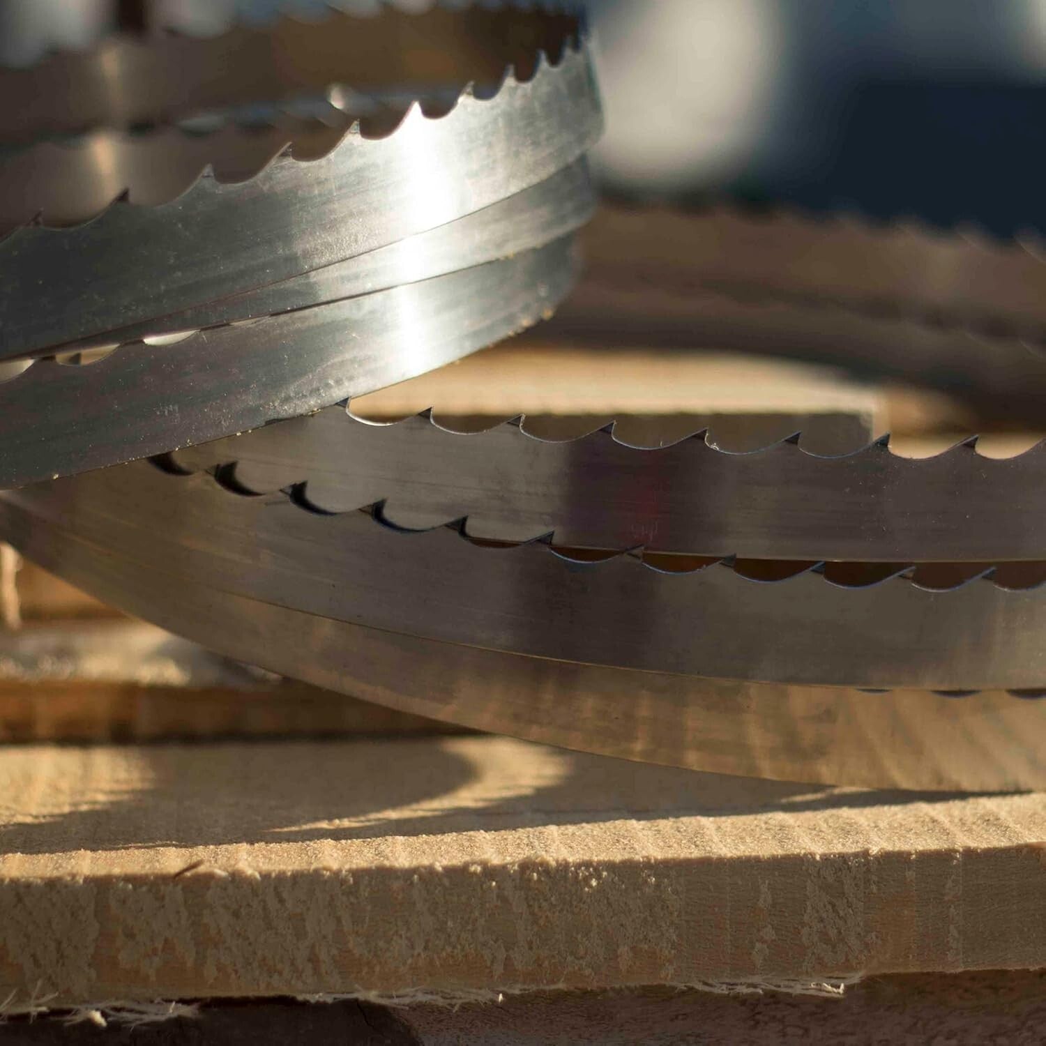 All-Purpose 158" Sawmill Bandsaw Blades - DoubleHard, High-Performance Cutting