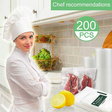 Load image into Gallery viewer, Gallon Size Vacuum Sealer Bags - 200 BPA Free, Heavy Duty &amp; Microwave Safe