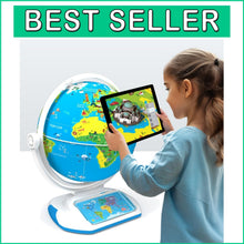 Load image into Gallery viewer, STEM Interactive Globe for Ages 4+ | Over 1000 Facts and Fun Learning Games