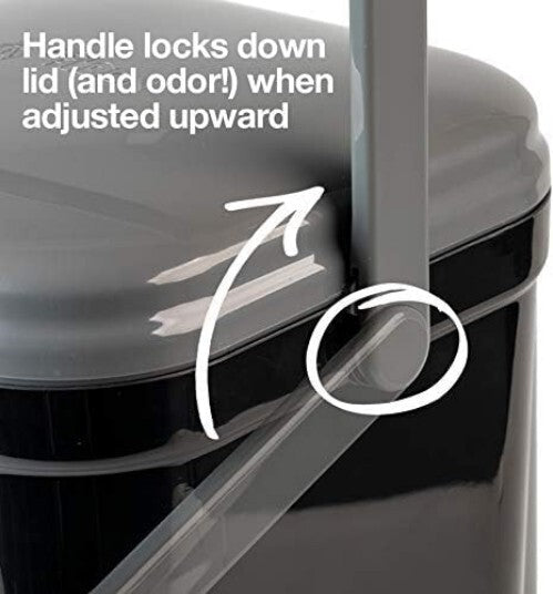 Transparent Outdoor Dog Waste Bin - Easy Clean-up with Built-in Deodorizer