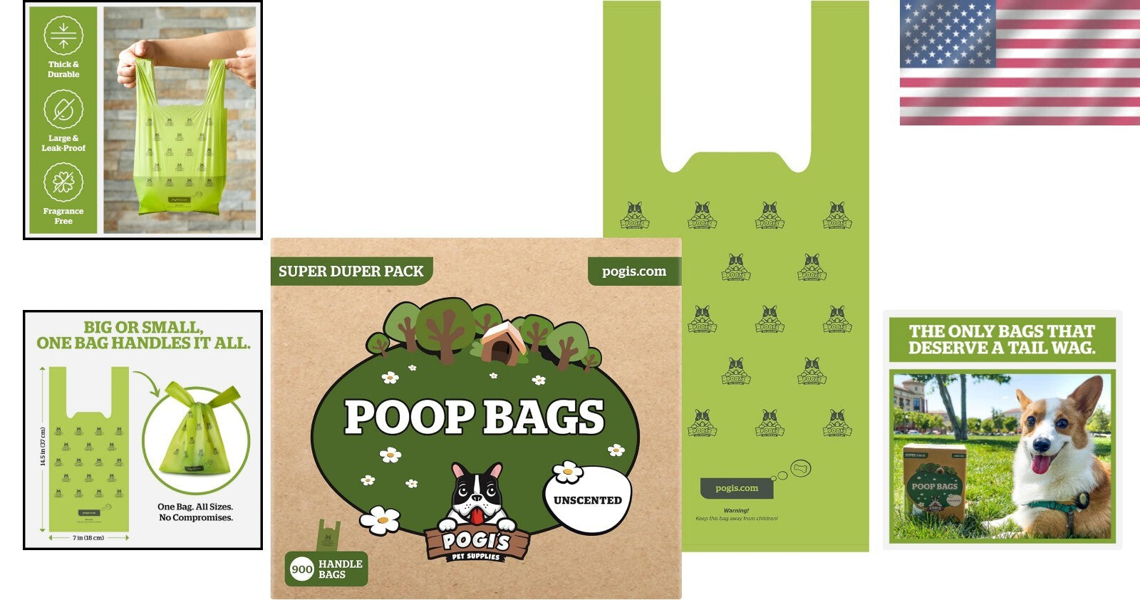 Durable 900 Count Dog Waste Bags with Leak-Proof Protection & Easy Handles
