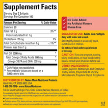 Load image into Gallery viewer, Purified 1000mg Omega-3 Fish Oil Softgels, 320 Count for Brain and Eye Health