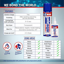 Load image into Gallery viewer, Professional Instant CA Glue and Activator - 5-12 Seconds Bonding Solution