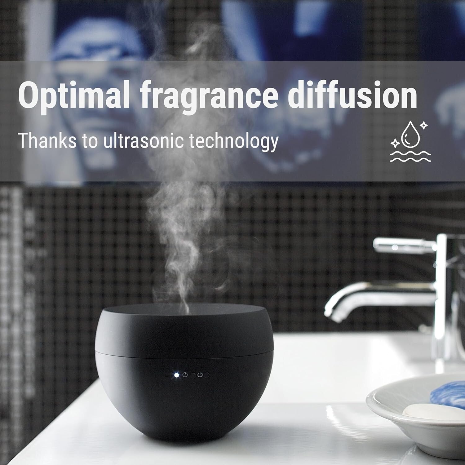 Elegant Aroma Diffuser Jasmine with Interval Mode – Perfect for Home Relaxation