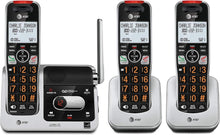 Load image into Gallery viewer, DECT 6.0 3-Handset Cordless Phone with Smart Call Blocking &amp; Answering Machine