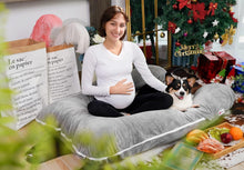 Load image into Gallery viewer, Soft 60-Inch Full Body Pillow with Adjustable Fill - Perfect for Side Sleepers