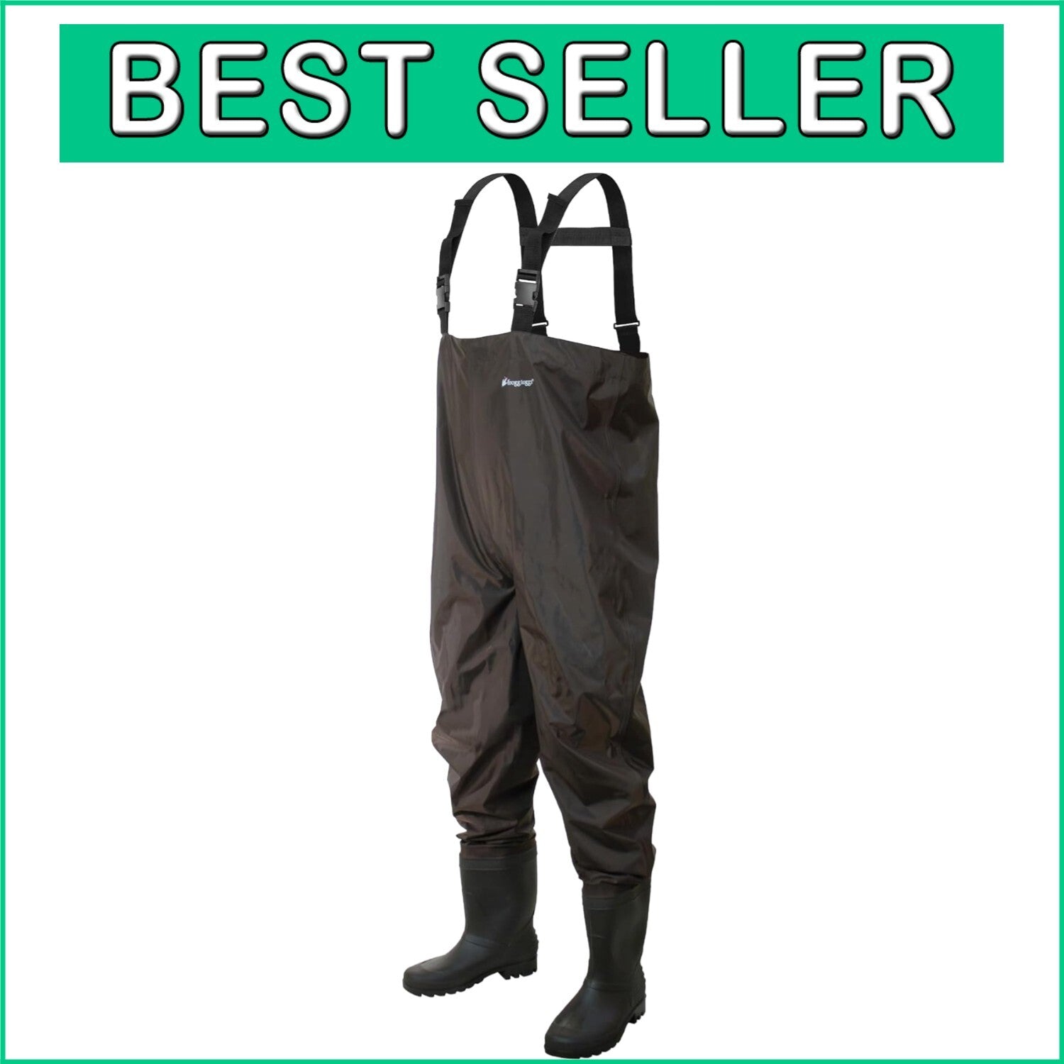 Adjustable Rana II Men's Fishing Waders - PVC Upper & Felt/Cleated Boots