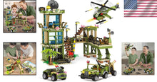 Load image into Gallery viewer, Multi-Function Military Toy Set - 830 Pieces for Kids Aged 6-12 with Storage Box