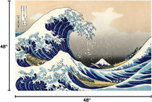 Load image into Gallery viewer, Stunning 48x32 Giclee Print of Hokusai's Great Wave - Wall Art for Elegance