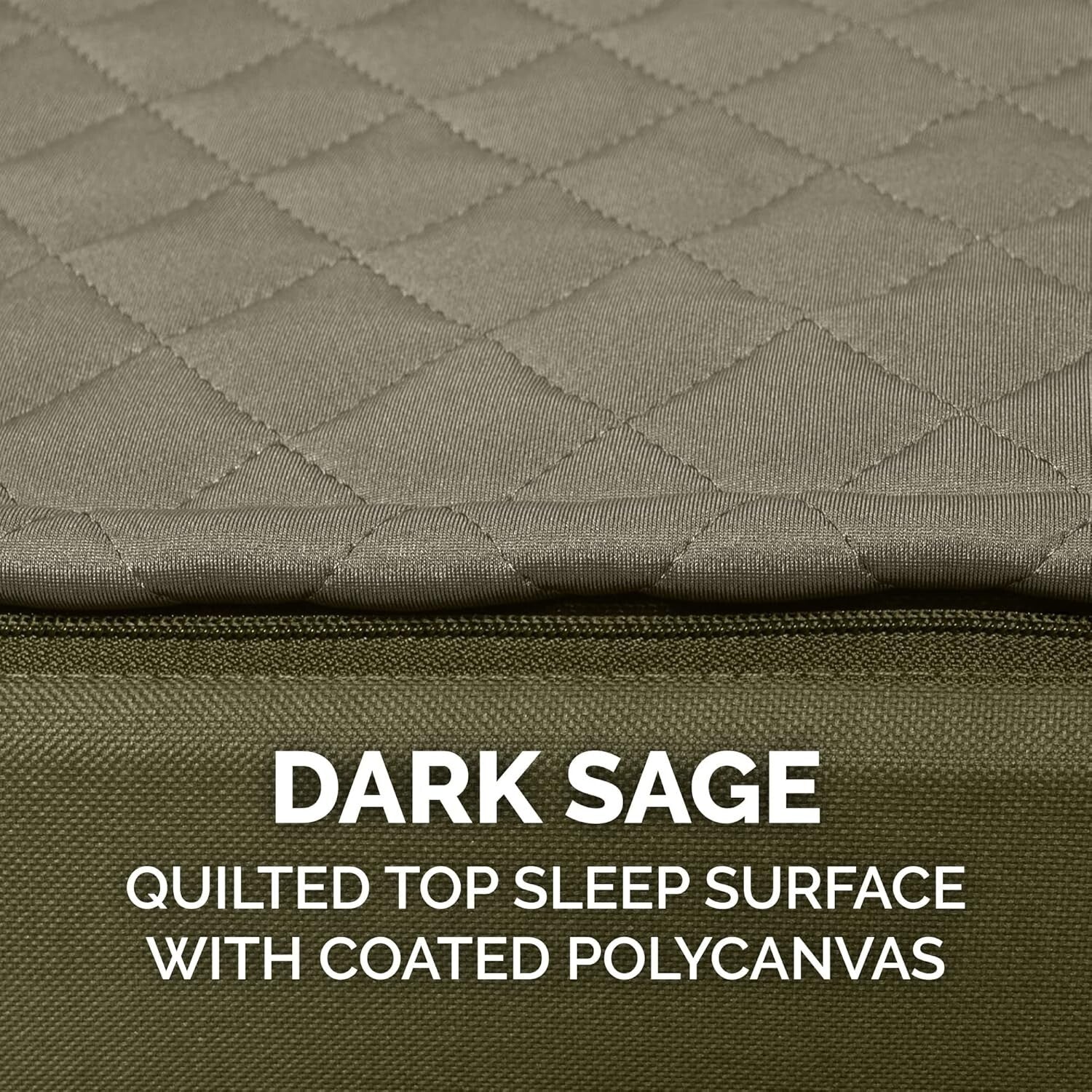 Dark Sage Water-Resistant Pet Bed Cover for Jumbo Dogs and Cats - Washable