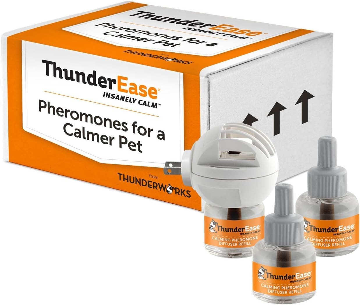 Vet-Recommended Dog Calming Pheromone Diffuser - 90-Day Supply for Stress Relief