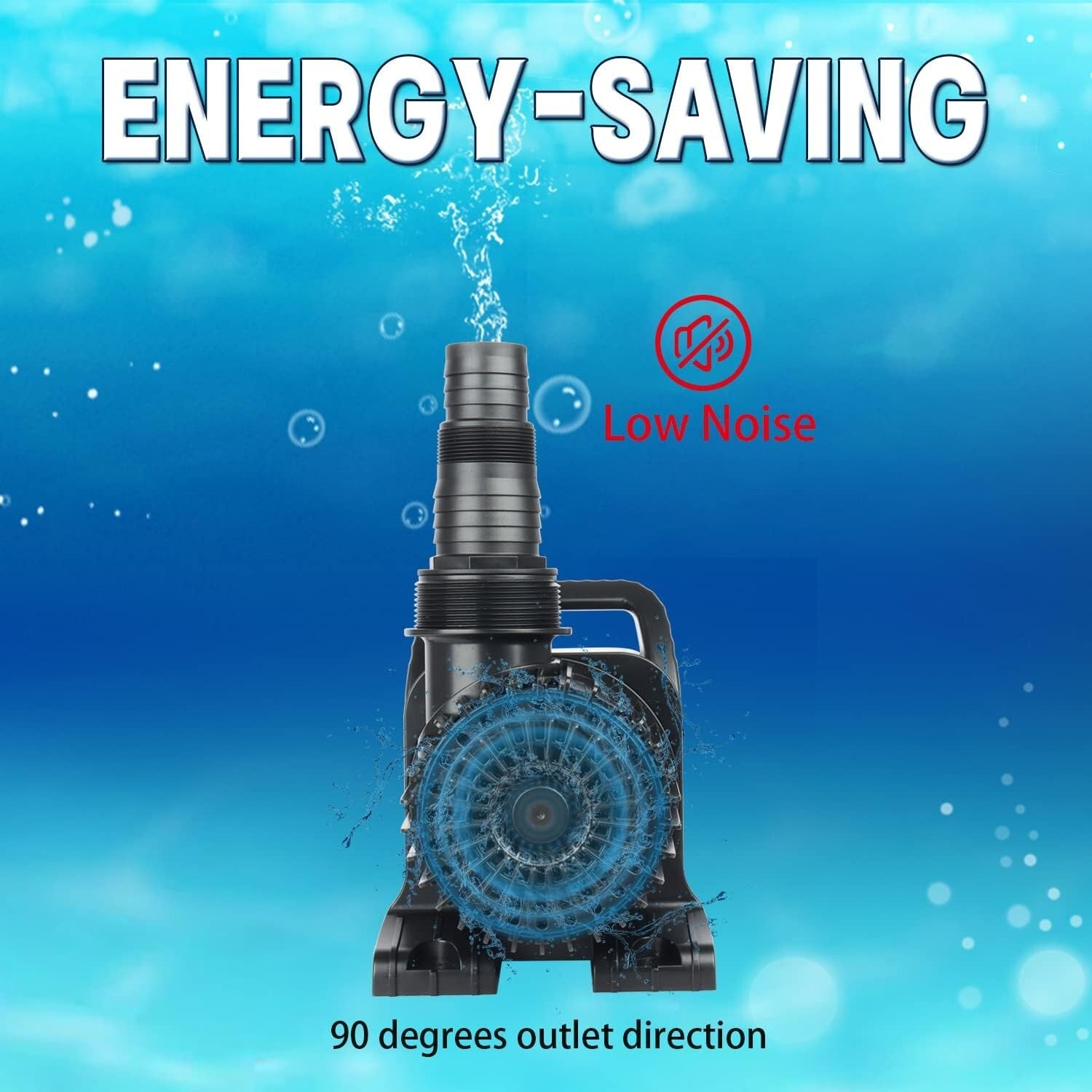 High-Performance 850W Submersible Water Pump for Ponds & Aquariums - 12000GPH