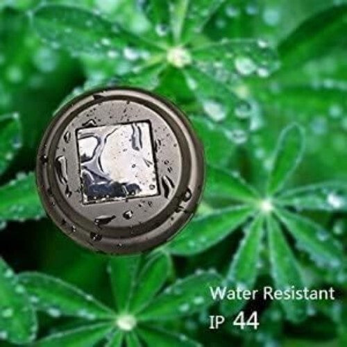 Elegant 8-Pack Solar Outdoor LED Pathway Lights in Matt Black Stainless Steel