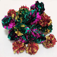Load image into Gallery viewer, 100-Pack Crinkle Foil Balls - Interactive Cat Toys for Endless Fun