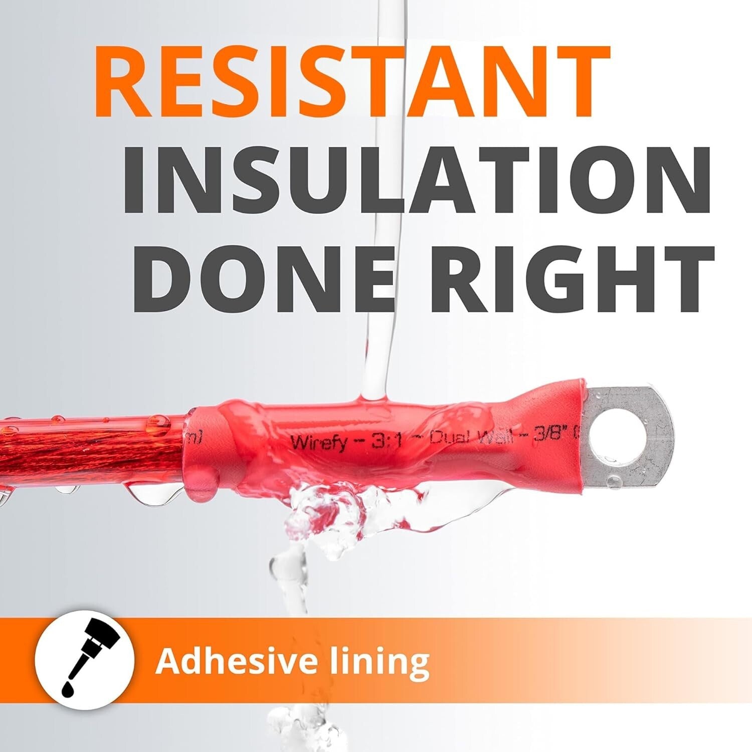 Industrial 3:1 Shrink Ratio Heat Shrink Tubing - Large Diameter, 50 Feet Roll