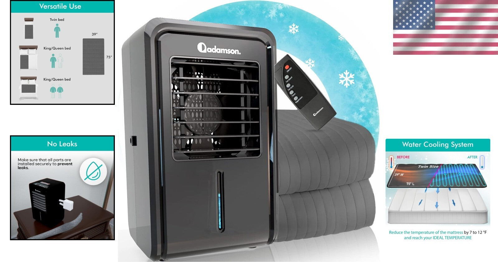 Experience Cool Comfort: B10 Twin Cotton Cooling Mattress Pad for Night Sweats