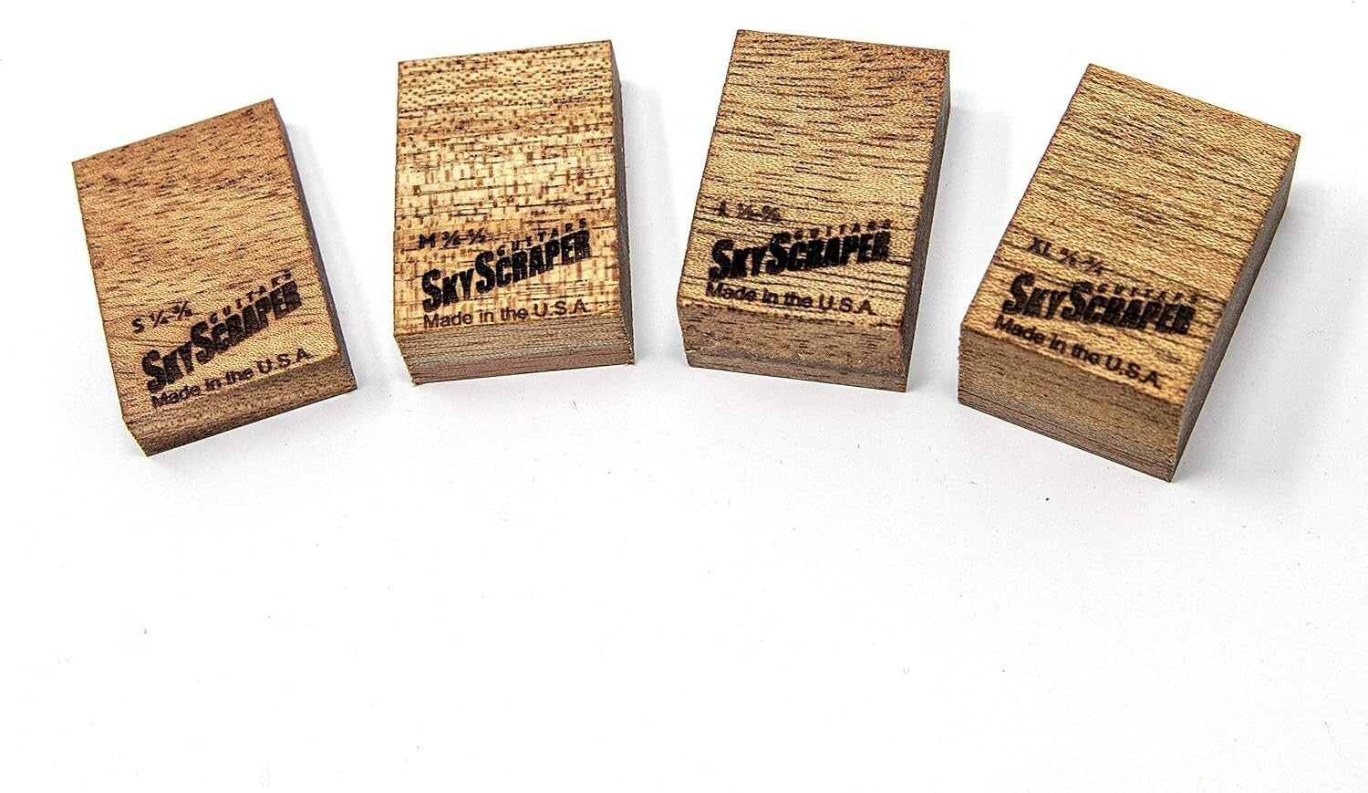 Floyd Rose Tremolo Setup Blocks - Mahogany Wedge Set for Easy Adjustments