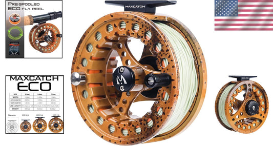 Ambidextrous Fly Fishing Reel 3/4wt to 7/8wt - Lightweight for Easy Handling
