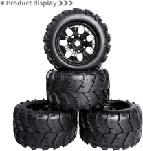 Load image into Gallery viewer, High-Performance 1/8 RC Monster Truck Wheels &amp; Pre-Glued Tires for Ultimate Ride
