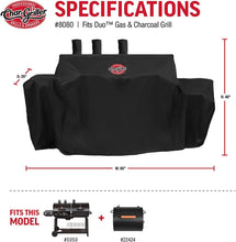Load image into Gallery viewer, Weather-Resistant Expandable Grill Cover for 3-Burner Propane &amp; Charcoal Grills