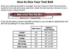 Load image into Gallery viewer, Top-Grade 3-Inch Ranger Work Belt - Handcrafted Leather, Nickel Plated Buckle