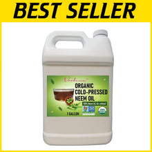 Load image into Gallery viewer, 1 Gallon Organic Neem Oil - Unrefined Oil for Plants &amp; Skincare Treatments