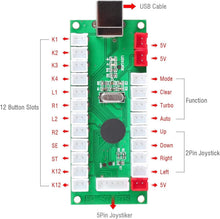 Load image into Gallery viewer, Classic Arcade Game DIY Kit for 2 Players - Complete Joystick &amp; Button Setup