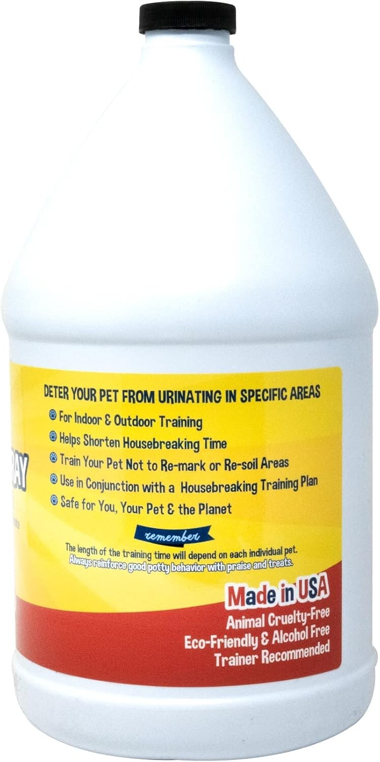 Housebreaking Made Easy - Not Here! 128oz Spray for Pet Training & Behavior