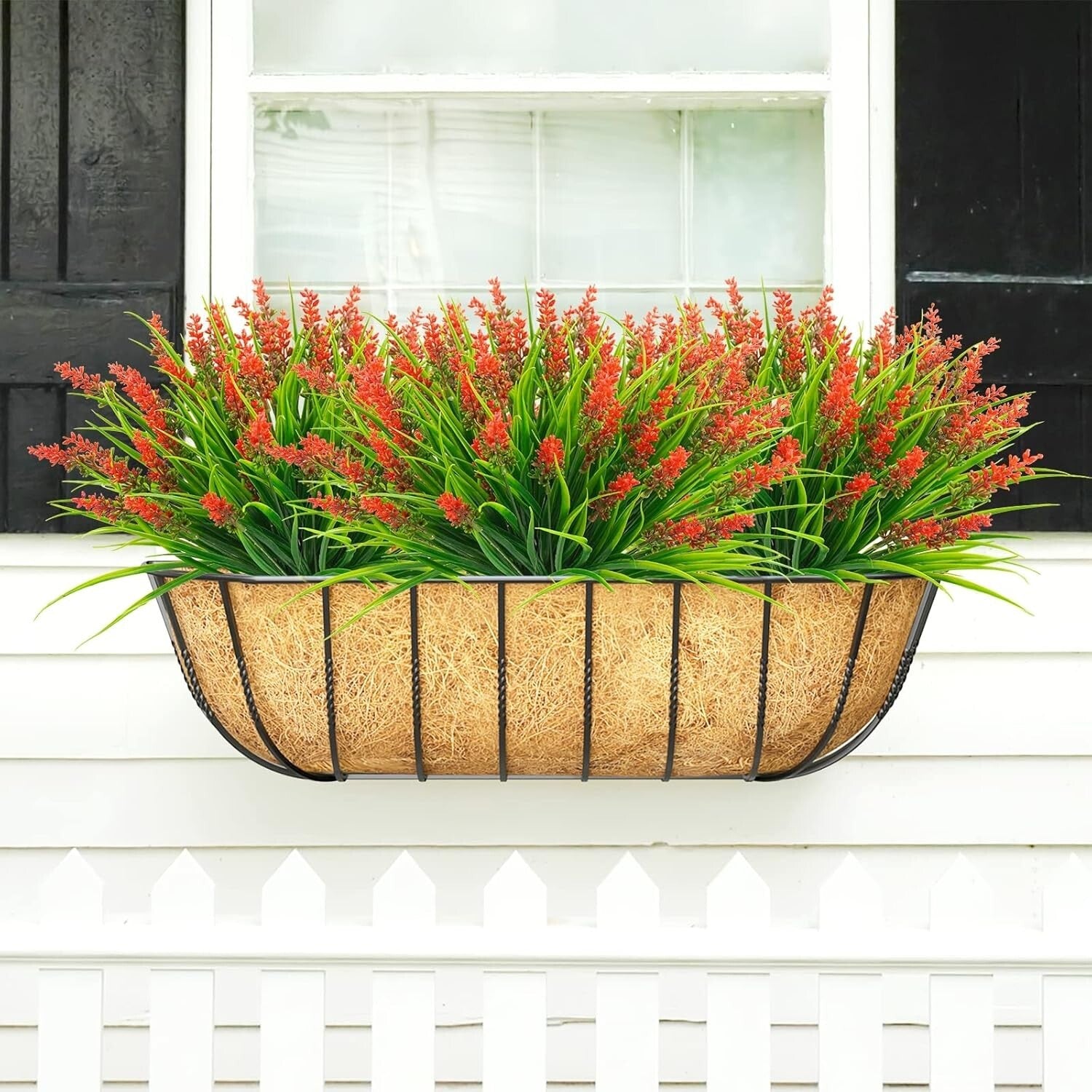 Resilient 18.2" Faux Plants - 36 Bundles for Easy Indoor & Outdoor Decor