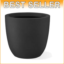 Load image into Gallery viewer, Spacious Round Concrete Planter - Indoor/Outdoor 18" Pot for Healthy Plants