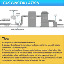 Load image into Gallery viewer, In-Line Chlorinator for Hayward CL200 - Premium Quality Chlorine Feeder System