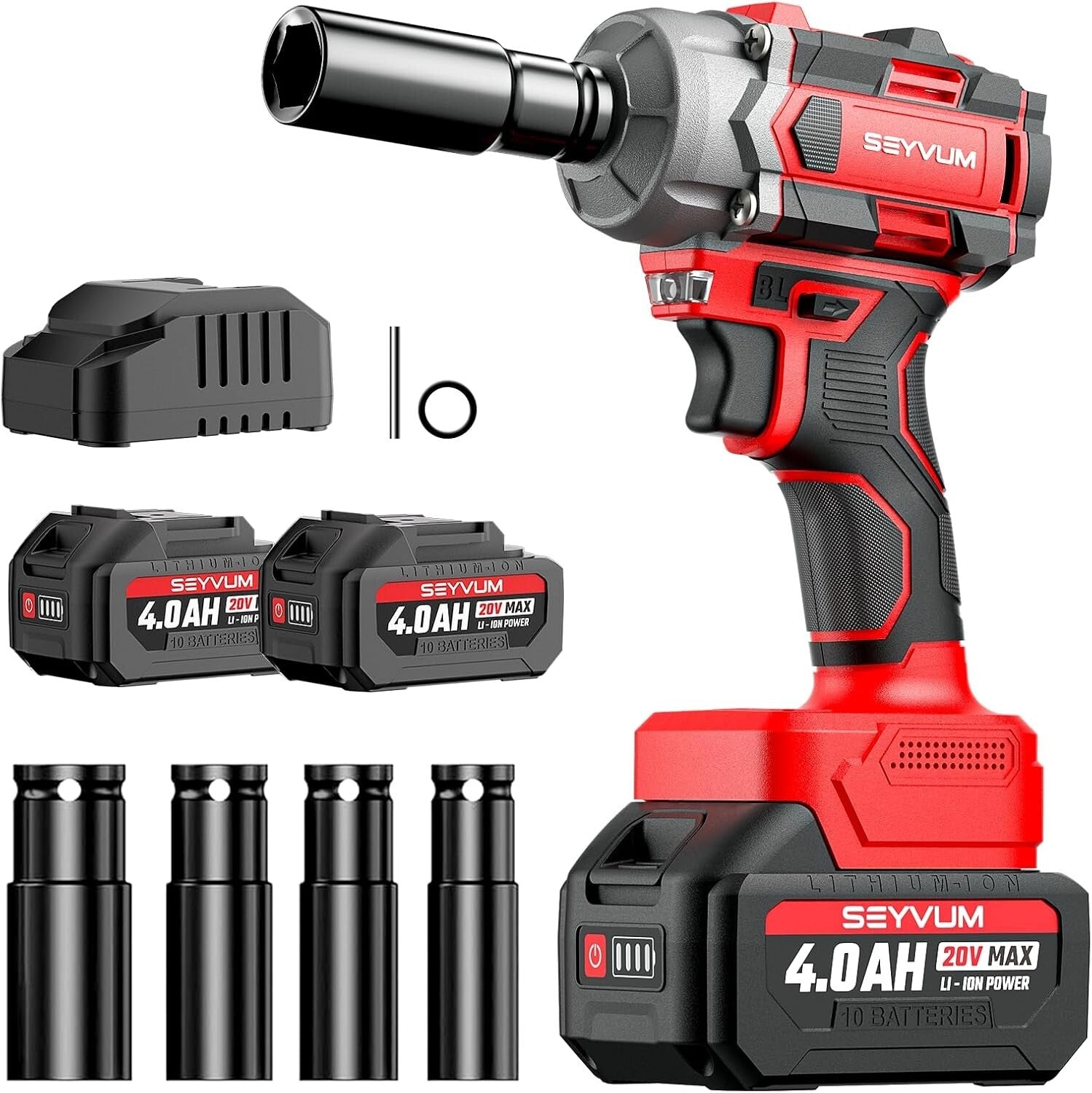 Premium 20V Cordless Impact Driver - 3000 RPM with Impact Sockets & Carry Bag