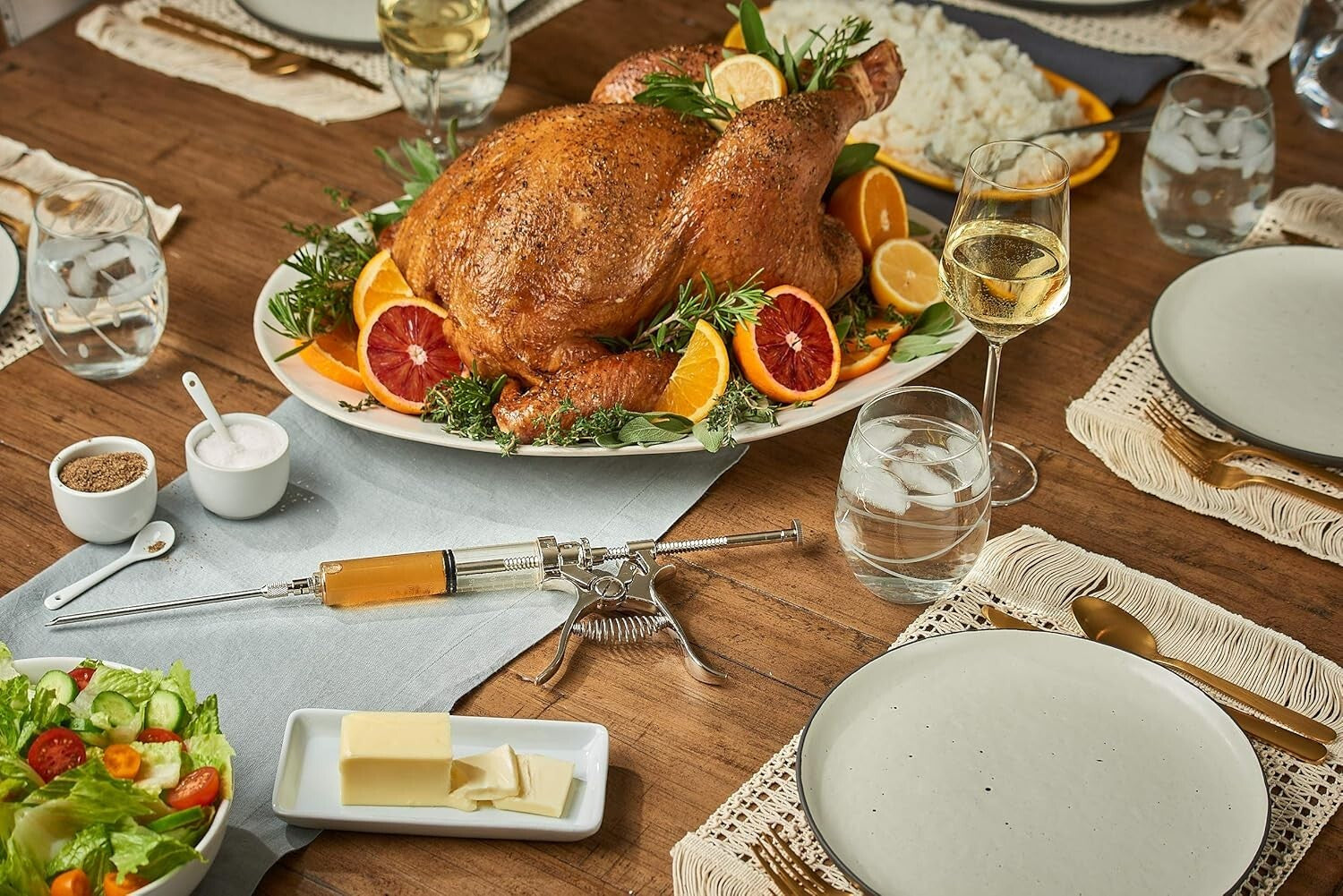 Heavy-Duty Automatic Marinade Injector with Carrying Case - Ideal for BBQs