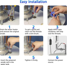 Load image into Gallery viewer, Corrosion-Resistant Electric Anode Rod for Enhanced Water Quality - 9.4 Inches