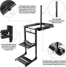 Load image into Gallery viewer, Telescopic Handrail Tailgate Step Ladder - Easy Install for Trucks &amp; Trailers