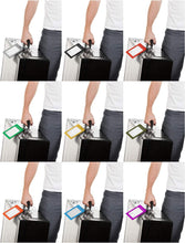 Load image into Gallery viewer, 6-Pack Durable Stainless Steel Luggage Tags - Stylish Business Card Holders