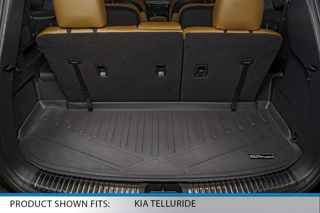 Universal Fit Black Floor Liners for Kia Telluride - Protect Against Elements