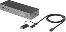Load image into Gallery viewer, Universal Hybrid Laptop Docking Station - Dual 4K HDMI &amp; DisplayPort Support