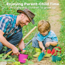 Load image into Gallery viewer, Child-Sized Gardening Tool Set for Outdoor Fun - Includes Wheelbarrow &amp; Gloves