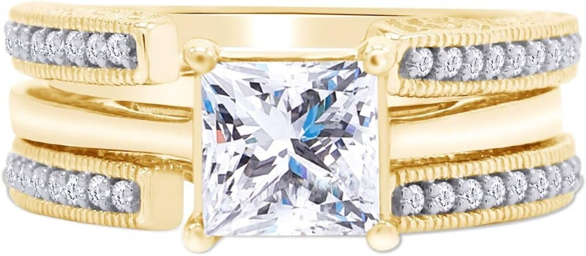 Beautiful Ring Guard Enhancer with Secure Fit for Engagement & Wedding Rings