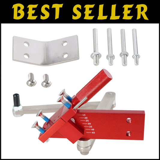 Compact Adjustable Lawn Mower Blade Sharpener - Quick Installation & Precision