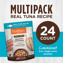 Load image into Gallery viewer, Healthy Cravings Wet Cat Food Topper - Grain-Free Tuna in Savory Gravy, 24 Packs