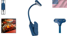 Load image into Gallery viewer, NuFlex Midnight Blue Clip-On Book Light - Flexible, Rechargeable &amp; Eye-Friendly