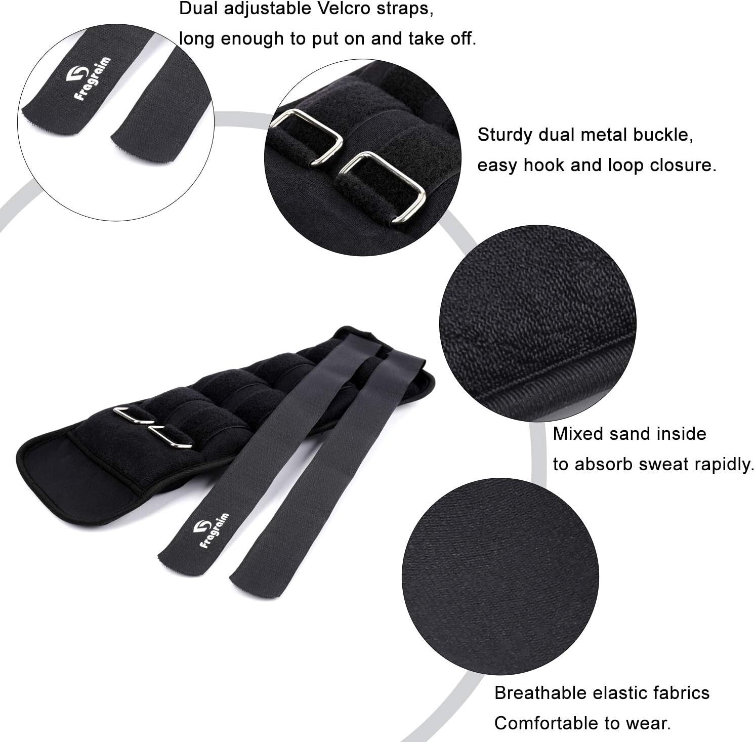 High-Performance Ankle Weights for Strength & Rehabilitation - Pair Available