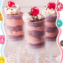 Load image into Gallery viewer, Elegant Push Pop Containers: 200-Pc Clear Dessert Shooter Kit for Parties