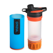 Load image into Gallery viewer, GeoPress 24 oz Water Purifier Bottle for Safe Hydration Anywhere - Bali Blue