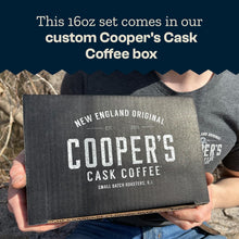 Load image into Gallery viewer, Artisan 4-Pack Aged Coffee Set - Ground Bourbon, Rye, Malt Whiskey &amp; Rum Flavors