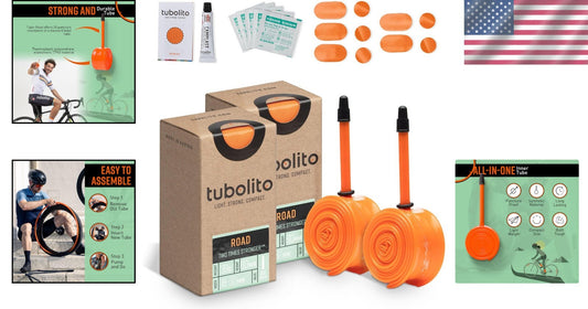 Enhanced Performance Hand-Tuned 700C Inner Tubes - Easy Install, Strong & Light